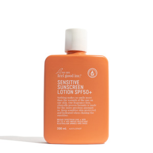 Surf Accessories: WE ARE FEEL GOOD SENSITIVE SUNSCREEN SPF50 - 200ML