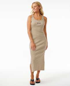 RIP CURL HIGH TIDE STRIPE RIB MIDI - MULTICO