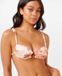 RIP CURL DESERT DREAMS BRALETTE - ANTIQUE WHITE