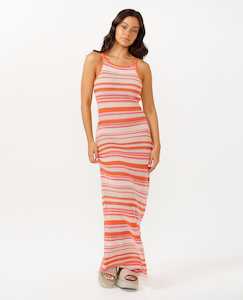 Womens: RIP CURL SUN TO SEA CROCHET MAXI - MID PINK