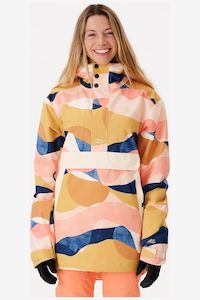 Rip Curl Womens Rider Anorak Snow Jacket - Multico