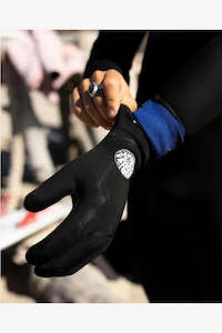 RIP CURL FLASHBOMB 3/2 5 FINGER GLOVE - BLACK