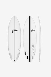 Shortboard: TORQ TEC RUSTY DWART - WHITE - 6'0"