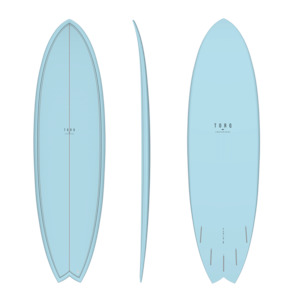 Fish: TORQ TET 6'6" MOD FISH - CLASSIC BLUE