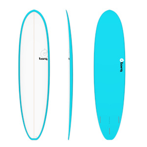 TORQ TET 7'4" VOLUME PLUS - BLUE / PINLINE