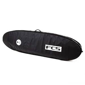 Board Bags: FCS TRAVEL 1 FUNBOARD COVER 7'0" - BLACK/GREY