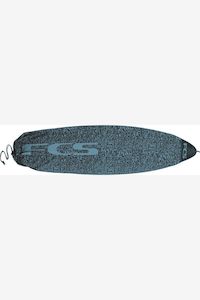 Board Bags: FCS STRETCH FUN BOARD SOCK 6-9FT - TRANQUIL BLUE