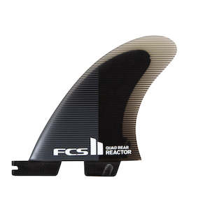 Fcs Ii Reactor Quad Rear Fin Set - Charcoal/black