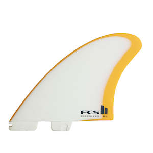 Fcs Ii Modern Keel Performance Glass Twin - Mango / White