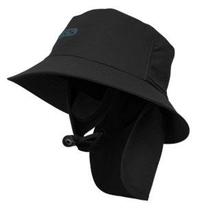 Essentials: ESSENTIALS SURF BUCKET HAT - BLACK/TEAL