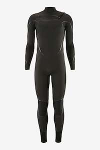 R1 YULEX FRONT ZIP FULL SUIT - BLACK