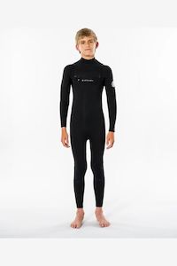 RIP CURL JUNIOR DAWN PATROL 43GB C/ZIP - BLACK