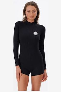 Rip Curl Premium Surf Boyleg Uv Surf Suit - Black