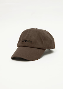 AFENDS DAYLIGHT PANELLED CAP - COFFEE