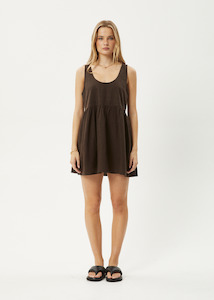 Womens: AFENDS JESSE MINI DRESS - COFFEE