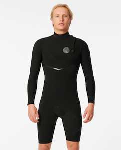 RIP CURL E BOMB ZIP FREE 22GB LONG SLEEVE SPRING - BLACK