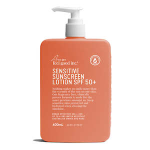 WE ARE FEEL GOOD SENSITIVE SUNSCREEN SPF50 - 400ML