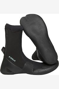 Wetsuit Accessories: HIGH SEAS 3MM SPLIT TOE BOOTIE - BLACK