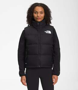 W Sweatshirts Jackets: THE NORTH FACE WOMEN'S 1996 RETRO NUPTSE VEST - RECYCLED TNF BLACK