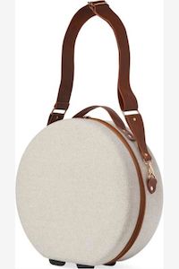 Womens Accessories: BRIXTON DONE PROPER FEDORA TRAVEL CASE - CREAM/BEIGE