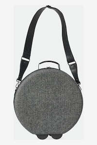 BRIXTON DONE PROPER FEDORA TRAVEL CASE - GREY/BLACK