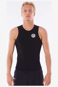 E6 FLASHBOMB 0.5mm SLEEVELESS VEST - BLACK