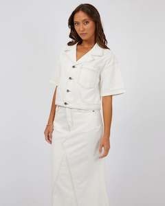 Womenswear: Silent Theory Lana Shirt - Vintage White