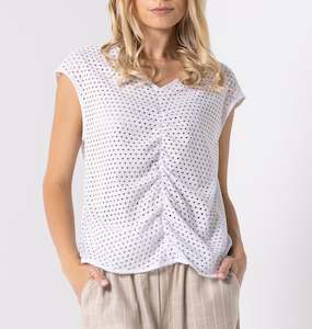 Dressed  Ingrid Top - White