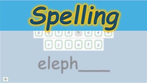 Educational support services: Spelling