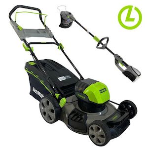 LawnMaster 40V Lithium 18" Mower & Line Trimmer Pack