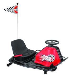 Electric Rides: RAZOR CRAZY CART - BLACK