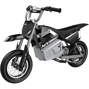 Electric Rides: RAZOR DIRT ROCKET MX350 BLACK W/ DECALS