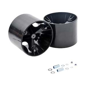 Drift Trike Parts: TRIAD 49'ER CONVERSION BLACK/BLACK WHEEL SET