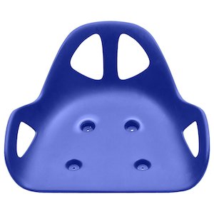 TRIAD SEAT BLUE WITH ALLOY CAPS