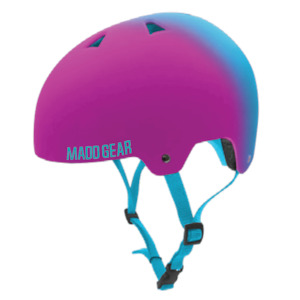 MADD GEAR 2 TONE ABS HELMET PINK / BLUE M/L