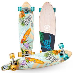 Skateboards: MADD GEAR 36" DROP THRU BOARD SKELOTEN SURF