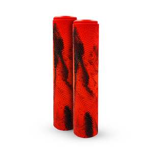 MADD GEAR MFX 180MM VIRAL TPR GRIPS RED / BLACK