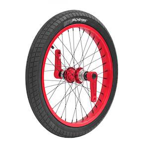 TRIAD DYNASTY FRONT WHEEL SET ANODIZED RED