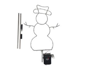 Electrical goods: Christmas Snowman Solar Stake Lights