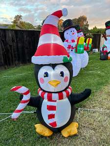 4ft Inflatable Christmas Penguin