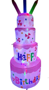 Inflatable Birthday Cake