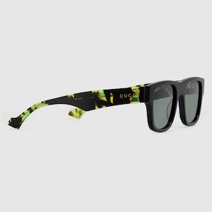 Gucci Green Acetate Sunglasses