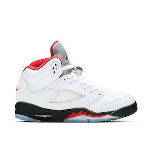 Jordan 5 Retro Fire Red Silver Tongue (2020) (GS)