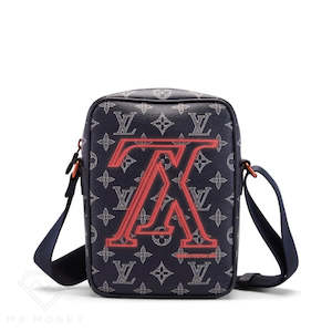 Louis Vuitton Danube Monogram Upside Down Ink PM Navy