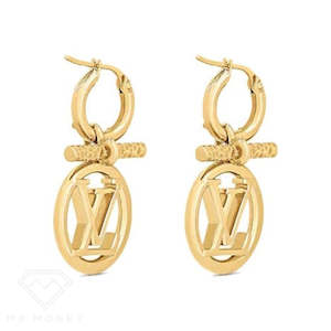 Earrings: Louis Vuitton Baby Louise Earrings Gold