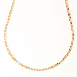 9ct Gold Curb Link Chain 45cm 70 Gauge