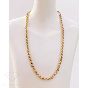 Necklaces: 9ct Prince of Whales Rope Link Chain