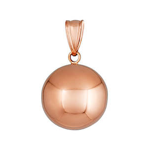 9ct Rose orb Pendant