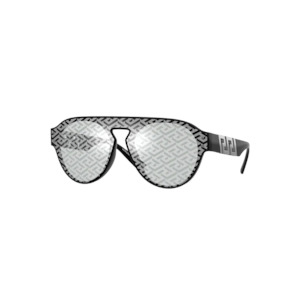 Sunglasses: Versace Greek Key Monogram Grey