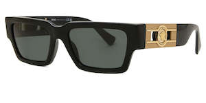 Sunglasses: Versace JPG Black Sunglasses